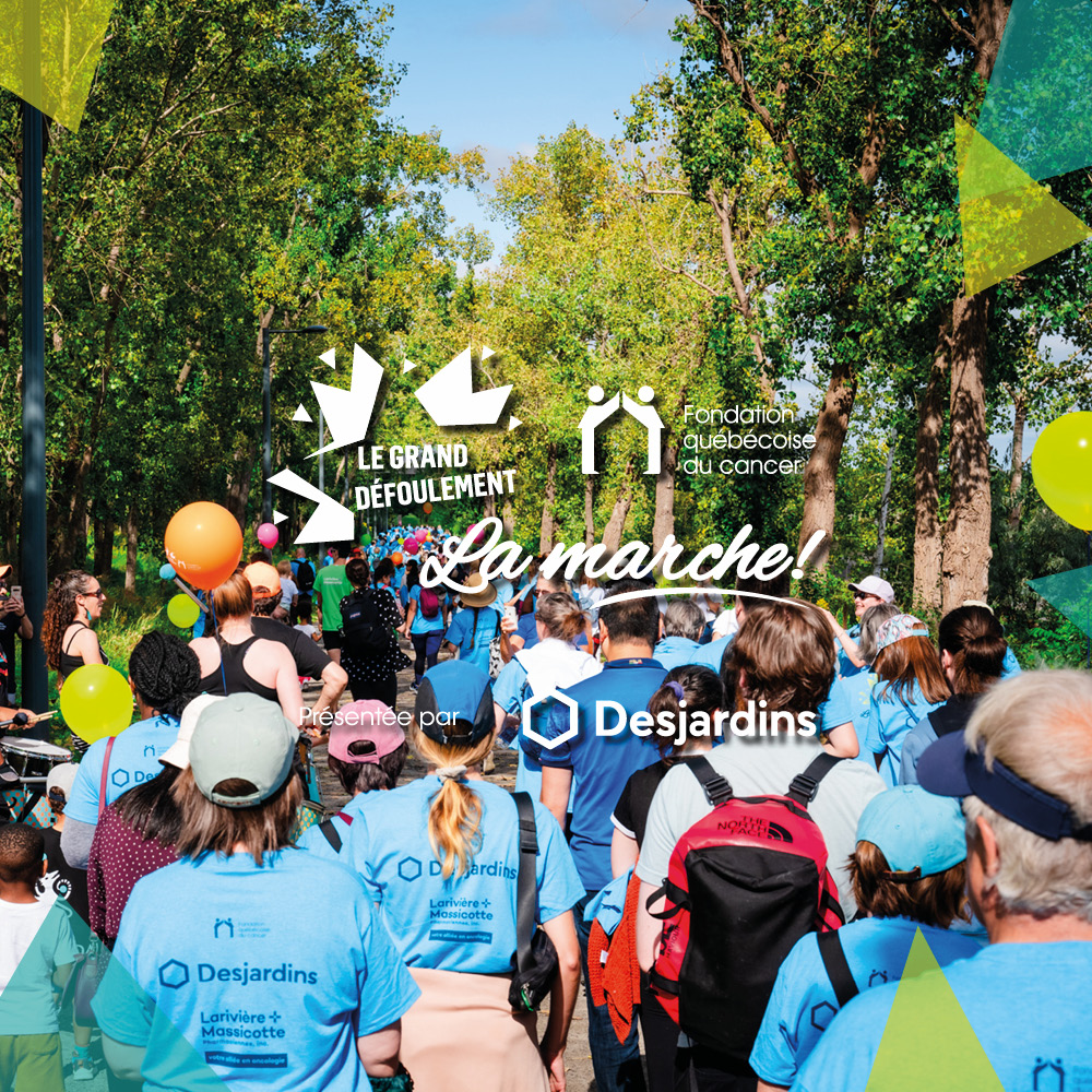 La marche Grand défoulement 2024 : Fondation québécoise du cancer