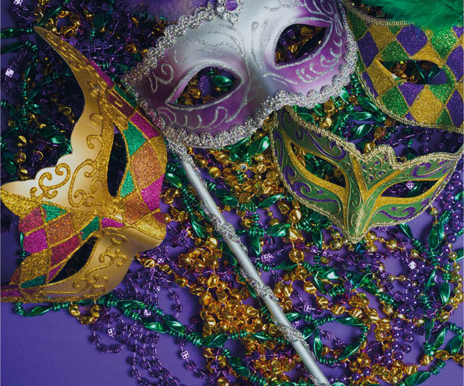 Masques Mardi gras pour Cancerto Outaouais
